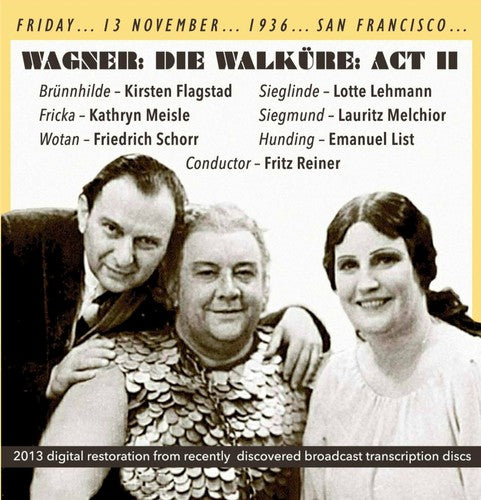the album cover for Wagner / Flagstad / Lehmann / Meisle / Melchior - Die Walkure - Act II