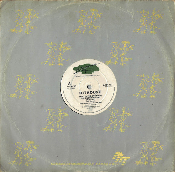 Hithouse : Jack To The Sound Of The Underground (12", Single, PRT)