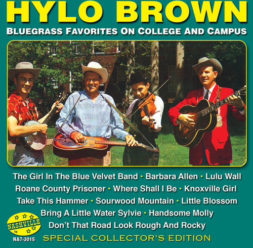 the album cover for Hylo Brown - Bluegrass Favorites On College and Campus
