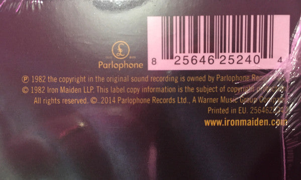 Iron Maiden : The Number Of The Beast (LP, Album, RE, RP, 180)