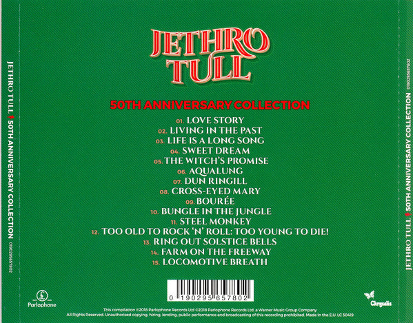 Jethro Tull : 50th Anniversary Collection (CD, Comp)