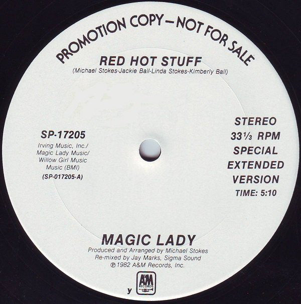 Magic Lady : Red Hot Stuff (12", Promo)