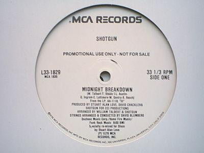 Shotgun (2) : Midnight Breakdown (12", Promo)