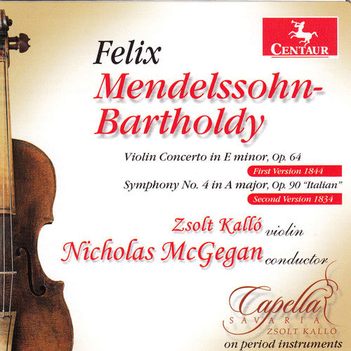 Zsolt Kall - Violín Cto en mi menor Op 64 / Sinfonía n.º 4 en la mayor (CD)