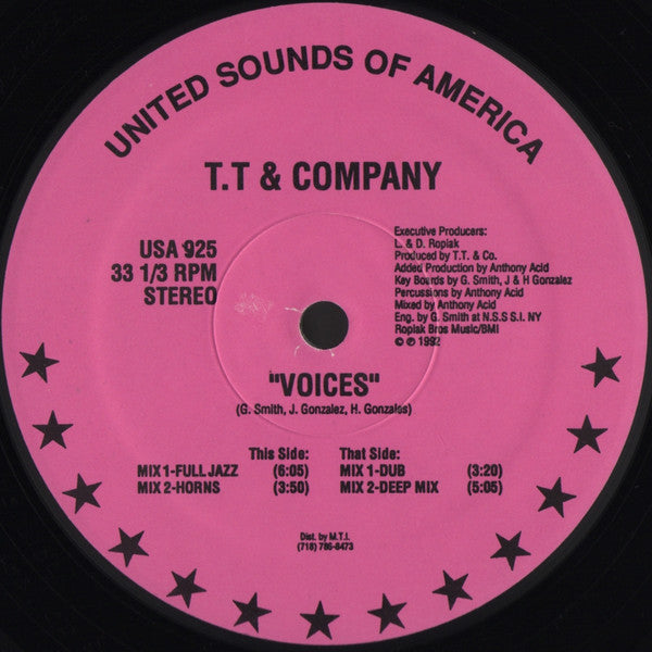 T.T. & Company : Voices (12")