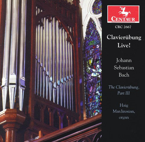 the album cover for Haig Mardirosian - Clavierubung 3