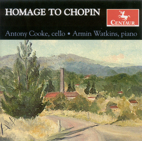 the album cover for Antony Cooke - Homage to Chopin