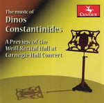 the album cover for Constantinides / Dietz / Gurt - Music of Dinos Constantinides