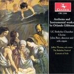the album cover for Gibbons / Butt / Thomas / Uc Berkelky Chamber - Anthems & Instrumental Works