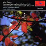 the album cover for Dennis Burkh - Var & Fugue on a Theme of Beethoven Op 86