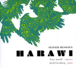 the album cover for Tony Arnold - Harawi