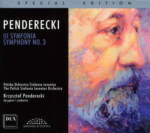 the album cover for Penderecki / Polish Sinfonia Iuventus Orchestra - Symphony 3