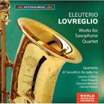 the album cover for Glen Cortese - Works for Saxophone Quartet