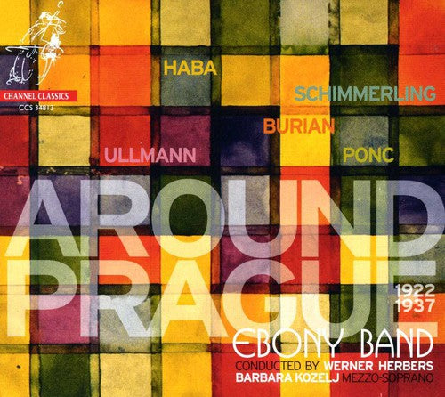 the album cover for B Kozelj & Ebony Band - Around Prague 1922-1937