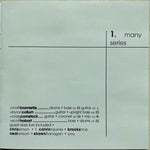 Many Series : Aerialist (CD, Album)