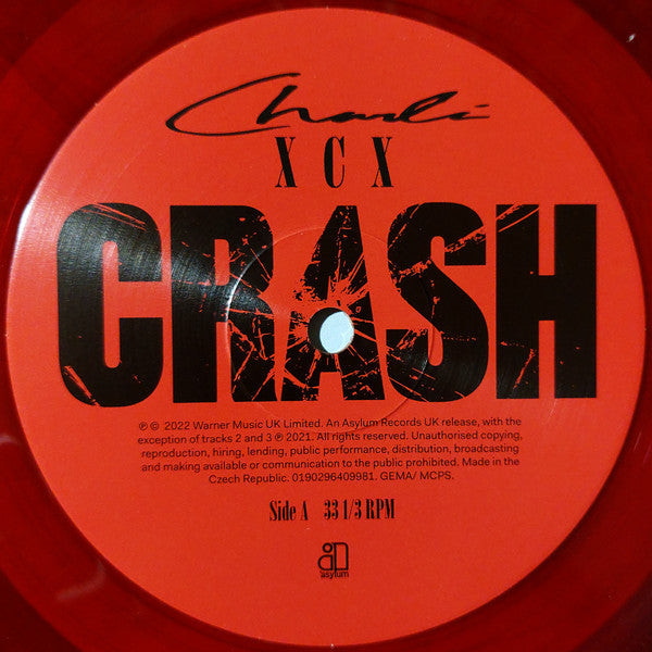 Charli XCX : Crash (LP, Album, Ltd, Red)