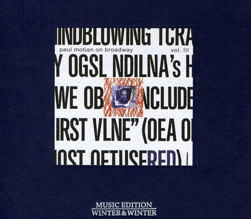 the album cover for Paul Motian - On Broadway 3