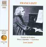 the album cover for Jenő Jandó - Complete Piano Music 8