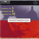 the album cover for Mark Wigglesworth - Symphony Nos 5 6 & 10