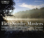 the album cover for Neeme Järvi - Five Nordic Masters