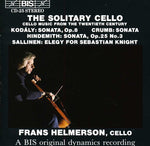 the album cover for Frans Helmserson - Solitary Cello / Various