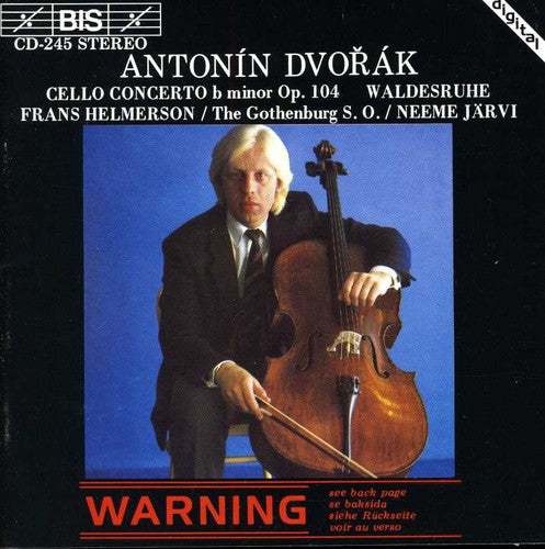the album cover for FRANS HELMERSON - Cello Concerto B minor Op104