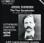 the album cover for Neeme Järvi - Symphonies #1 Op 4 & No.2 Op 15