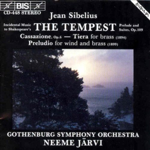 the album cover for Neeme Järvi - Tempest