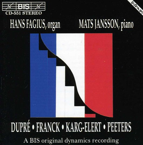 the album cover for HANS FAGIUS - Music for Organ & Piano / Various
