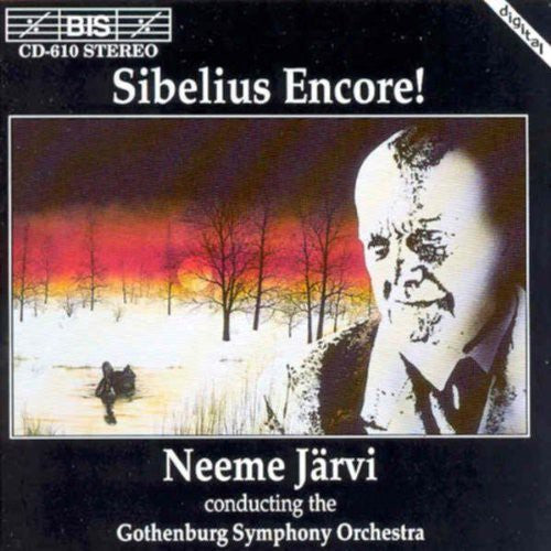the album cover for Neeme Järvi - Sibelius Encore: Orchestral Works