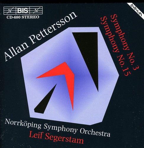 the album cover for Leif Segerstam - Symphony 3 / Symphony 15