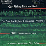 the album cover for Miklos Spanyi - Complete Keyboard Concerti VI