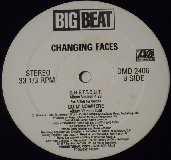 Changing Faces : G.H.E.T.T.O.U.T. (12", Promo)