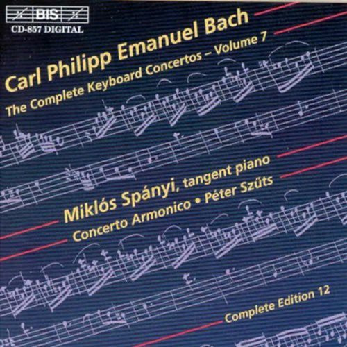 the album cover for Miklos Spanyi - Complete Keyboard Concertos 7