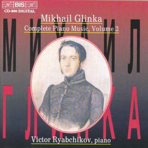the album cover for Victor Ryabchikov - Music for Piano 2: Variations, Rondino, Etc