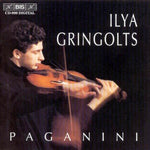the album cover for Ilya Gringolts - Paganini Violin Works