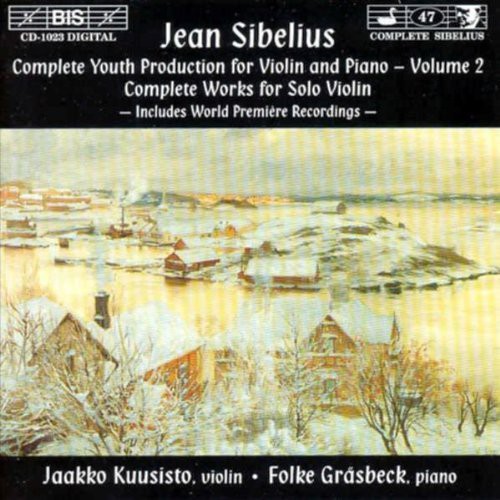 the album cover for Jaakko Kuusisto - Complete Youth Production for Violin & Piano 2