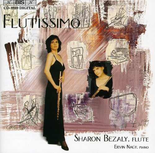 the album cover for Sharon Bezaly - Flutissimo: Bezaly Plays Virtuoso Flute Music