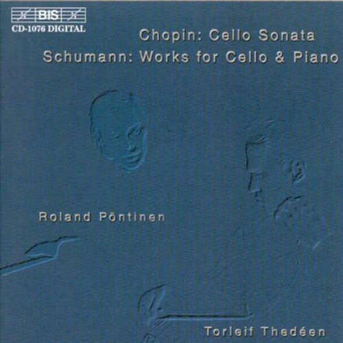 the album cover for ROLAND PONTINEN - Works for Cello & Piano