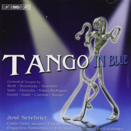 the album cover for José Serebrier - Tango in Blue / Various