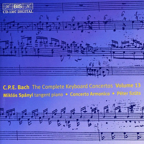 the album cover for Miklos Spanyi - Complete Keyboard Concertos 13