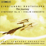 the album cover for Jaakko Kuusisto - Violin Concerto / Symphony 8: The Journey