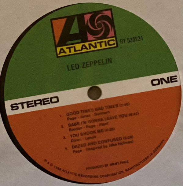 Led Zeppelin : Led Zeppelin (LP, Album, RE, RM, 180)