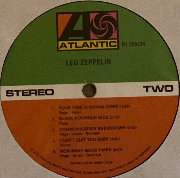 Led Zeppelin : Led Zeppelin (LP, Album, RE, RM, 180)