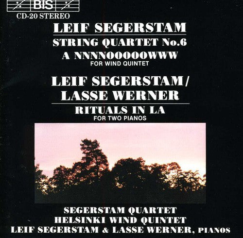 the album cover for Leif Segerstam - String Quartet 6 / Rituals for 2 Pianos
