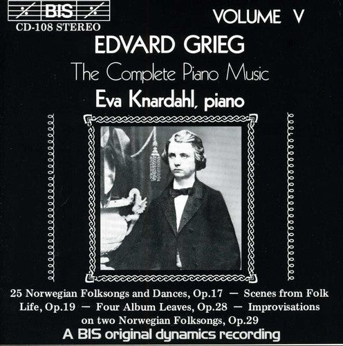 the album cover for Eva Knardahl - 25 Norwegian Folk Songs Opus 17
