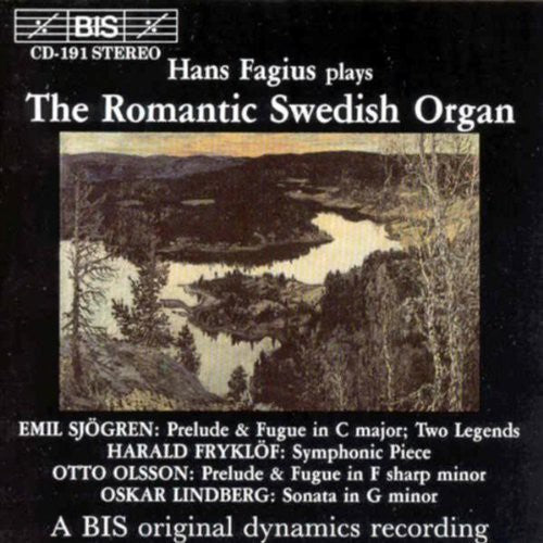 the album cover for HANS FAGIUS - Romantic Swedish Organ