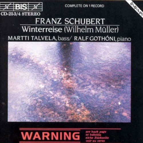 the album cover for Ralf Gothóni - Winterreise