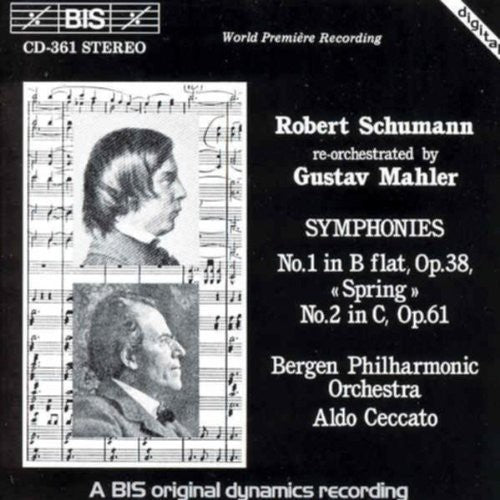 the album cover for Aldo Ceccato - Mahler Symphonies 1 & 2
