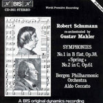 the album cover for Aldo Ceccato - Mahler Symphonies 1 & 2